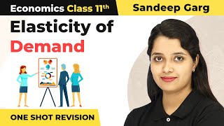 Class 11 Microeconomics Ch 4  Elasticity of Demand Sandeep Garg  One Shot Full Chapter Revision [upl. by Ysnil]