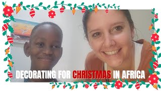 Tropical Christmas Decorating for the Holidays in Warm Africa [upl. by Allak]