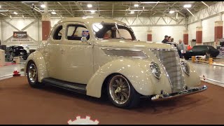 1937 Ford 2 Door Custom Restomod in Tan amp V8 Engine Sound on My Car Story with Lou Costabile [upl. by Pascia]