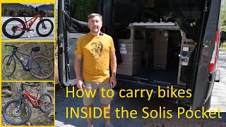 Carrying bikes INSIDE the Solis Pocket What fits [upl. by Calia795]