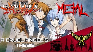 Neon Genesis Evangelion  A Cruel Angels Thesis feat Megumi 【Intense Symphonic Metal Cover】 [upl. by Ettenoitna]