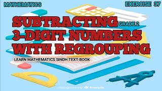 Subtracting 3digit numbers with regrouping 2nd grade [upl. by Aundrea290]