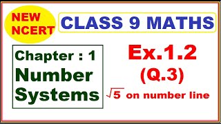 Class 9 Maths  Ex12 Q3  Chapter1  Number Systems  New NCERT [upl. by Rett474]