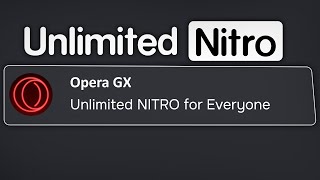 Opera GX made Unlimited Nitro Generator [upl. by Huai]