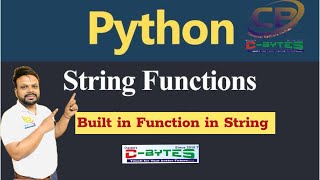 Inbuilt function in string  Inbuilt function in string  isupper islower upper lower cbytes [upl. by Ical]