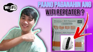 PAANO PAGANAHIN ANG WIRELESSN WIFI REPEATER  HOW TO SET UP WIRELESSN WIFI REPEATER [upl. by Kneeland]