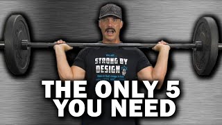 The ONLY 5 Barbell Exercises You Need for Muscle Mass 👌 [upl. by Libenson]