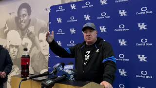 Kentucky Wildcats HC Mark Stoops  1114 Practice [upl. by Wardle336]