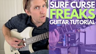 Freaks by Surf Curse Guitar Tutorial  Guitar Lessons with Stuart [upl. by Rozamond]