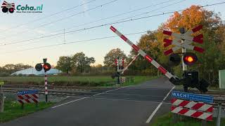 Spoorwegovergang Deventer 😍4K😍  Dutch railroad crossing [upl. by Lewie]