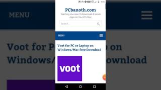 Voot for PC or Laptop on WindowsMac free Download [upl. by Jillayne]