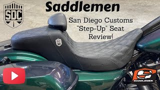 Saddlemen San Diego Customs quotSDCquot Step Up Performance Gripper Seat For Harley Touring 6 Month Review [upl. by Attennaj]