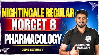 Pharmacokinetics  Part 1  Pharmacology  NORCET 8  Nightingale Regular Batch  Demo Lecture [upl. by Ojeibbob]