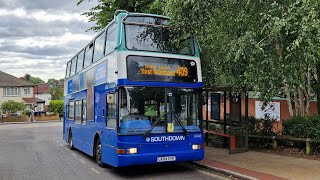 FULL JOURNEY  SOUTHDOWN PSV BUS 409 SELSDON LIBRARY  EAST GRINSTEAD LK04CVH 6948 [upl. by Nylanej]