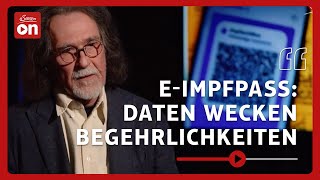 Datenschützer Registerpflicht im EImpfpass gehe zu weit  BLICKWECHSEL Das Nachrichtenmagazin [upl. by Anikas]