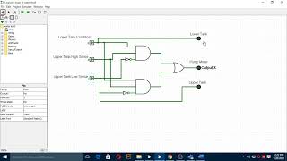 water level indicator video Presentation Usama Ali 19b 047 cs  DLD Project  Logisim Projects [upl. by Efeek]