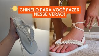 Chinelo para você fazer no VERÃO Facil Facil [upl. by Akinohs]