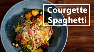 How to make Vegan Courgette Spaghetti  Lazy cook [upl. by Grimaldi]