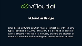 vCloudai Bridge Tutorial [upl. by Anairotciv505]