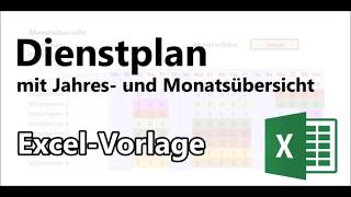 Urlaubs und Personalplaner 2022  ExcelVorlage [upl. by Ativoj753]