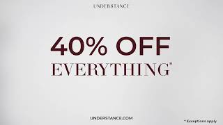 40 OFF EVERYTHING  Understance [upl. by Clarisa]