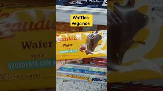 BISCOITO 🍪 🍪 VEGANO WAFFLE DE SUPERMERCADO shortsvideo [upl. by Ntsyrk270]