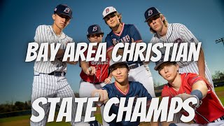 VYPE Championship Highlight Bay Area Christian Baseball wins 2022 TAPPS DIII State Title [upl. by Littlejohn]