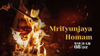 Mrityunjaya Homam  Amritapuri Ashram Live  March 8th  9am IST [upl. by Seroka969]