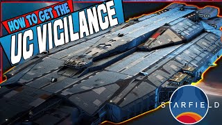 Starfield  Legendary Class M Ship How To Get The UC Vigilance Breakdown Combat [upl. by Innavoj]