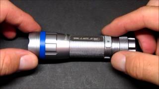 Nebo Blueline Flashlight Review and Beamshots [upl. by Adnih]