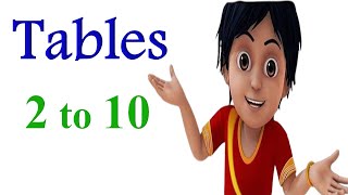 Tables 2 to 10  tables 2 to 10 tables  2 to 10 tables in English  padhe 2 to 10 [upl. by Hogan892]