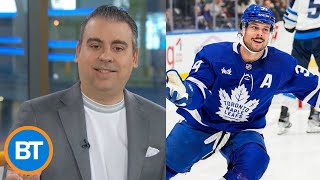 “Matthews is the greatest Leaf” — Auston Matthews scores 50th goal in 54 games [upl. by Berke]