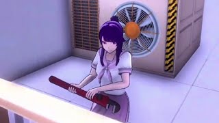 Okuldaki herkesi ezmek  Yandere Simulator türkçe [upl. by Ecinej]