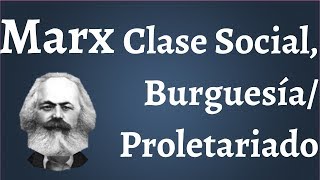 Marx Clases Sociales Burguesía y Proletariado [upl. by Hoang]