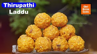 Thirupathi Laddu  How to Make Thirupati Laddu  Sweet Recipes  CDC  Chef Deena Cooks [upl. by Yesdnyl593]