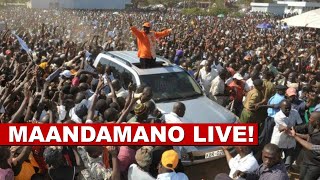 LIVE RAILA ODINGA MAANDAMANO HAPPENING NOW IN NAIROBI [upl. by Imerej5]