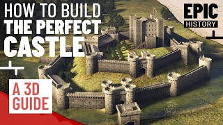 3D Guide  How to Build the Perfect Medieval Castle [upl. by Farny]