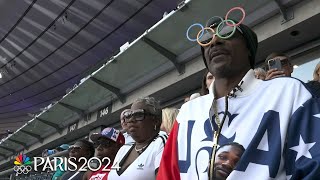 Snoop Dogg breaks down artistic swimming set to his own music  Paris Olympics  NBC Sports [upl. by Jacobba]