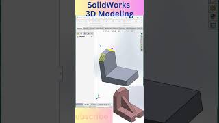 SolidWorks 3D Modeling solidworks solidworkstutorial solidworks3d solidworksbeginnerstutorials [upl. by Crescin748]