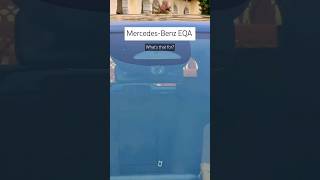 Does this make life easier mercedes eqa ev tech shorts [upl. by Amej]