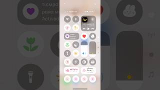 IOS 181 Personalización 🎧🧸🌸💕 Centro de Control IPhone ✨ [upl. by Annoif]