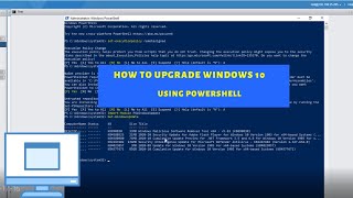 How To Update Windows 10 Using PowerShell Commands [upl. by Llerej908]