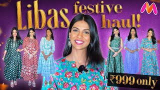 Libas Festive Wear TryOn Haul  Affordable Indian Dresses Under ₹999  Swarda Thigale [upl. by Crowell]