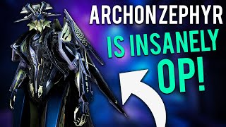 NEW Archon Zephyr is INSANELY Strong Steelpath Killer Warframe 2023 [upl. by Alaehcim]