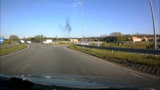 Roadrage Lystrup grenå motorvej [upl. by Florian753]