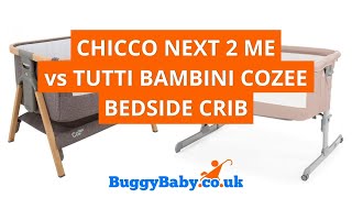 Chicco Next 2 Me vs Tutti Bambini Cozee Bedside Crib Review [upl. by Yokum]