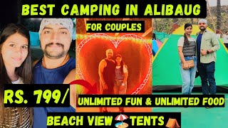 Alibaug Beach Camping in Rs 799 Best Camping For Couples Revdanda Fort  Best Camping In Alibaug [upl. by Haslett]