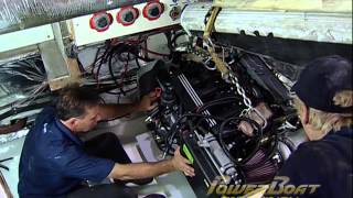 How to Repower 1984 Bayliner 3870 Diesel Engine Part 2  PowerBoat TV [upl. by Aciret203]