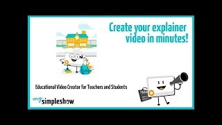 Educational Video Creator for Teachers and Students  mysimpleshow [upl. by Bocaj]