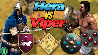 Armenians vs Dravidians  1v1 Arabia  vs Viper  AoE2 [upl. by Hewitt662]